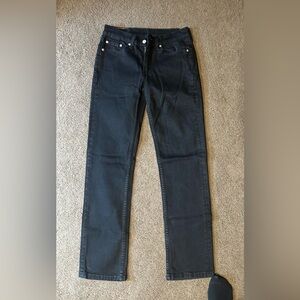 Men’s Levi's 514 Black Jeans 29x32